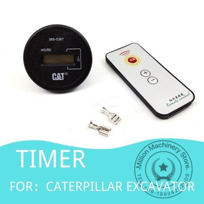 China 366-0367 CAT Excavator Time Remote Hour Meter With Control Timer Diesel Petrol Engine Parts for sale