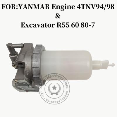 China Engine Excavator Fuel Filter Oil Water Filter For YANMAR 4TNV94/98 DOOSAN DH60-7 DH80-7 for sale