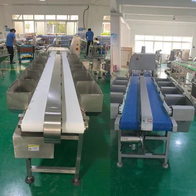 China Máquina de clasificación por peso de 1000 - 6000BPH para la línea de sacrificio de pollos en venta