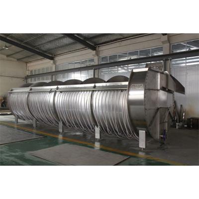 China Máquina de pré-aquecimento de parafusos em espiral grande para máquinas de plantas de processamento de aves de capoeira à venda