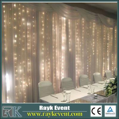 China Christmas curtain lights High Quality Led Star Cloth Led Dj Light Curtain for sale