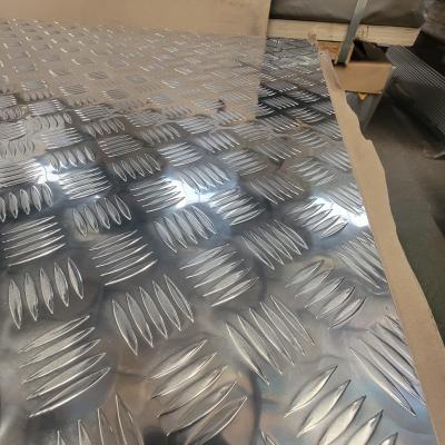 China Direct Wholesale Good Quality Checkered Embossing Aluminum Plate For Carriage Floor for sale