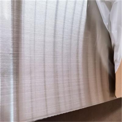 China NO.4 304 2mm Brushed Stainless Steel Sheet 20 Gauge 0.036 12 X 5 for sale