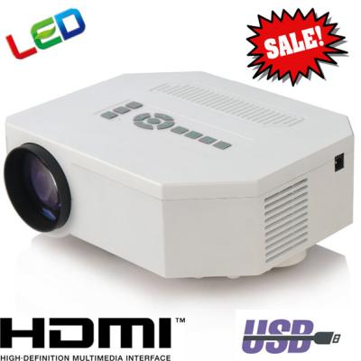 China LED HDMI USB Portable Projector With SD VGA For Home Cinema Display 3D Proyector for sale