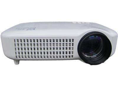 China High Lumens Digital HDMI Projector White Color Cinema LED Lamp Proyector LED more han 2000 for sale