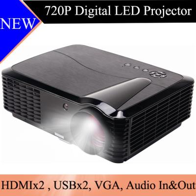 China New Arrival HDMI Projector 1280x800Pixels Resolution For Cinema System Beamer USB TV Tuner for sale