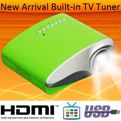 China Best Quality HDMI MHL LED Projector Built In Anlog TV Tuner USB VGA For Home Movie Using for sale