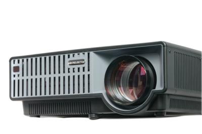 China Big Screen Size Digital Projector With LED Lamp High Pixels Picture For Home Theater Room for sale