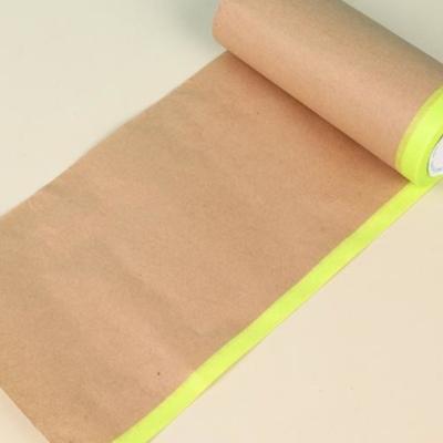 China Automobile Coating Film Kraft Masking Paper Decorative Protective Cover for sale