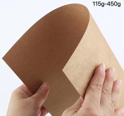 China Tear Resistant Width 500mm 1000mm 1200mm Large Craft Paper Roll for sale