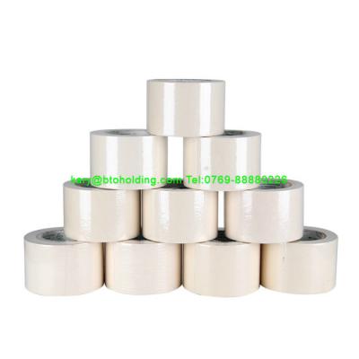 China Width 76.2mm Thickness 0.5cm Beautiful Grain White Masking Tape for sale