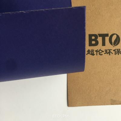 China 110g Waterproof Embossed Uncoated Matte Black Cardboard Paper for sale