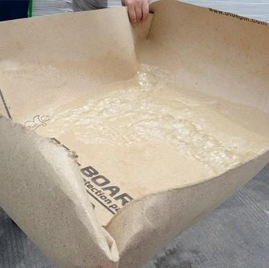 China 36.6m Length Cardboard Waterproof Flooring Sheets for sale