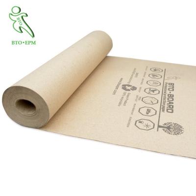 China Natural Color 1mm Thickness Temporary Protective Floor Covering for sale
