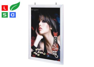 China 2 Sides DC12V LED Slimline Light Box Backlit Snap Frames For Shop Window Display for sale