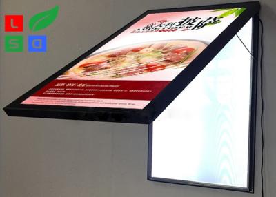 China Door Open Depth 45mm A0 A1 Led Lightbox Commercial Light Box Signs DC12V for sale
