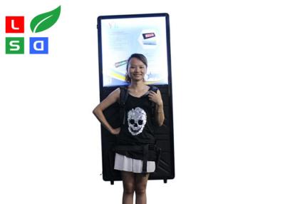 China Moving Backpack 2835smd LED Poster Stand DC12V Backlit Movie Poster Frame for sale