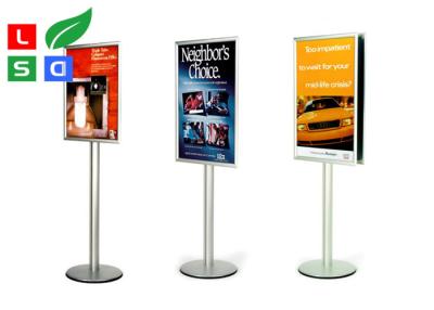 China Freestanding LED Poster Stand 594x841mm Portable Sign Stands for sale