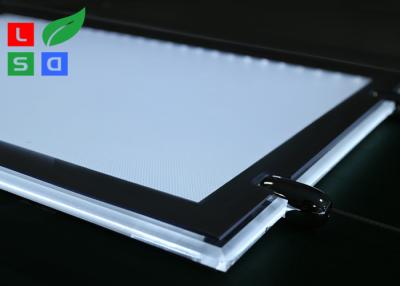China caja de luz desprendible del grueso LED de 10m m para los cristales 3000~8000K blanco fresco en venta