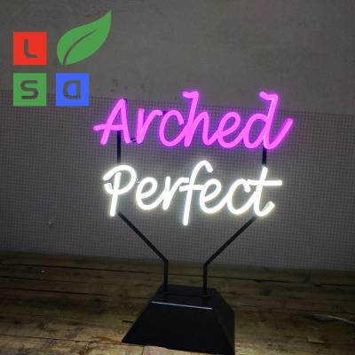 China SMD2835 LED Indoor Neon Light Signs Coffee Shop Logo Desktop Neon Sign for sale