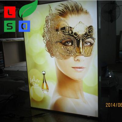 China Quadro de caixa de luz de tecido de imagem personalizado 24VDC 28 mm Ultra fino SEG à venda