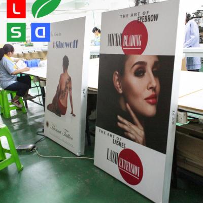 China SMD2835 LED Fabric Light Box frame 80mm Thickness Low Power Consumption for sale