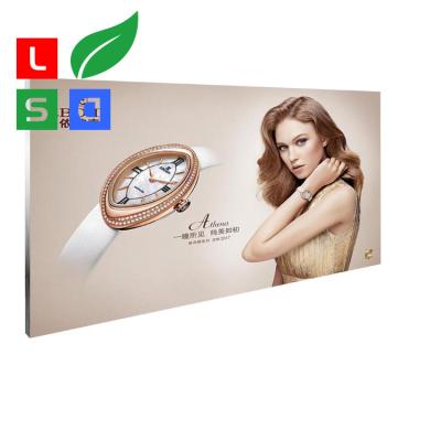 China 40mm Thickness Textile Light Box Backlit Fabric Lightbox For Garment Store Display for sale