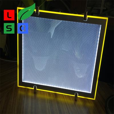 China Sinal branco fresco da exposição do diodo emissor de luz Crystal Light Box Display Store de 8000K SMD2835 à venda