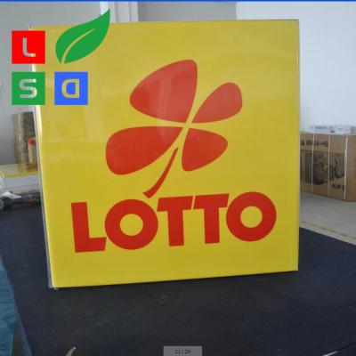 China Single Sided 45W Brand LED Outdoor Light Box Sign LED Blade Sign for sale