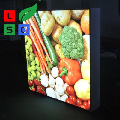 China LGP Technology Thickness 30mm LED Fabric Light Box Frame for sale