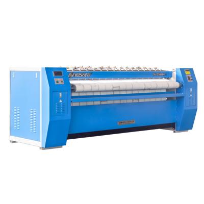 China 0-25m/min Ironing Speed Fully Automatic Cloth Washing Drying Rotary Ironing Machine 0.75-2.2 for sale