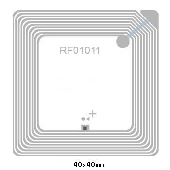 Cina L'intarsio asciutto di D25mm RFID/ha bagnato il classico di iso 14443A  dell'intarsio (R) 1K in vendita