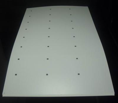 China PVC / PETG Sheet  RFID HF Inlay 3 x 7 containing a RFID module and antenna for sale