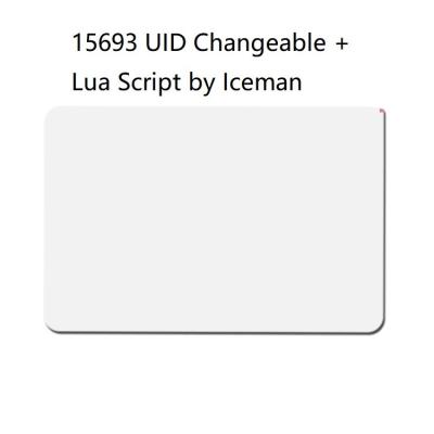 China 15693 UID Changeable GEN2 Plastic Rfid Card And Lua Script By Iceman for sale