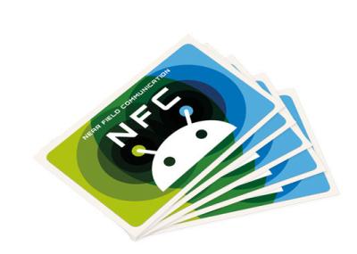 China 213 PVC / PET NFC Tag Sticker ,13.56MHz NFC RFID SMART card for sale