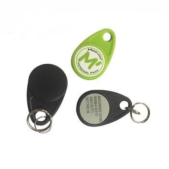 China Smart ABS RFID Key Fob 13.56 Mhz Balnk or Laser Printing For Access Control RFID for sale