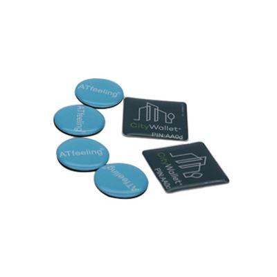 China Nfc Passive Sticker Anti Metal Tags With Chip 215 216 Smallest NFC Tags For Metal for sale