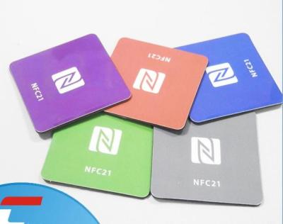 China NFC electronic tag 213 NFC sticker with customized logo printing for sale