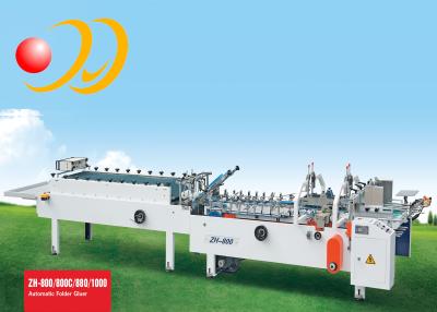 China Carpeta de alta velocidad Gluer, máquina del poste de fabricación de cartón automática de la caja en venta