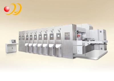 China Impresión acanalada automática de Flexo de la máquina de la caja que ranura cortar con tintas en venta