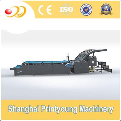 China Halb automatische Flöten-lamellierende Maschine für Pappe des Papier-350gsm runzelte Kasten zu verkaufen