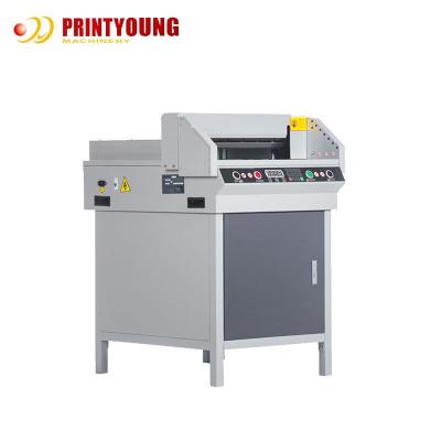 China Magazine Postcard Book Automatic Paper Cutter Infrared 65m/Min for sale
