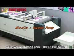 PRY-B0906 Paper Cutting Box Sample Making Machine with Vibrating Blade and Paper Receiver
