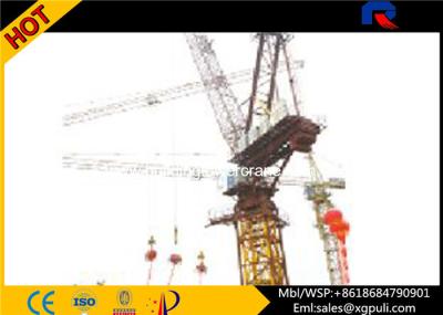 China Self Erecting 10 Ton Luffing Jib Tower Crane Lifting Equipment For Skyscrapers for sale