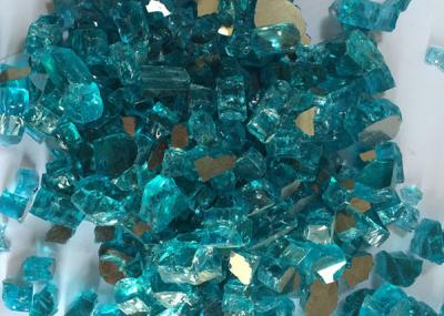 China FIRE PIT GLASS-aqua blue for sale