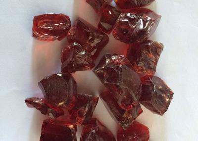 China LANDSCAPING GLASS ROCK-dark red for sale