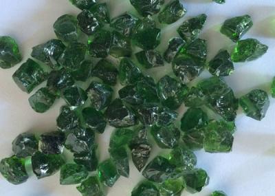China LANDSCAPING GLASS ROCK-9-12MMgreen for sale