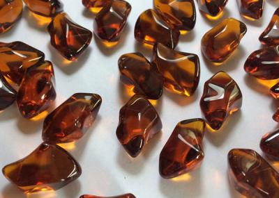 China High quality special glass bead -amber for sale
