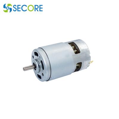 China 24V Carbon Brush DC Motor Money Counter High Speed 775 PMDC Geared Motor for sale