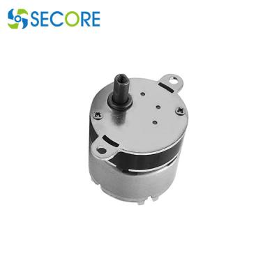 China Permanent Magnet 50RPM 24V Gear Motor 0.12 Watt With Gearbox for sale